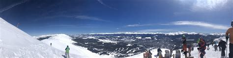 Panorama from the top of peak 8 in Breckenridge, Colorado. It has the ...