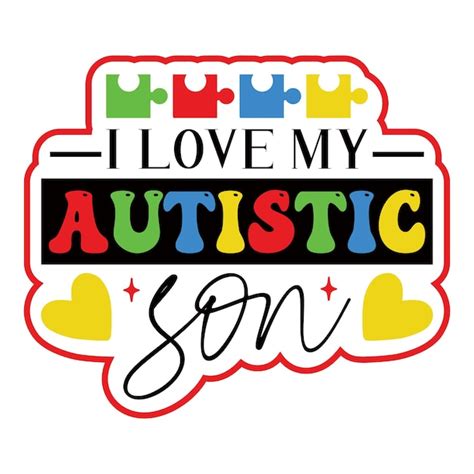 Autism svg design | Premium Vector