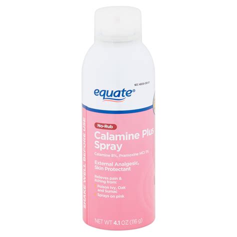 Equate No-Rub Calamine Plus Spray, 4.1 oz - Walmart.com