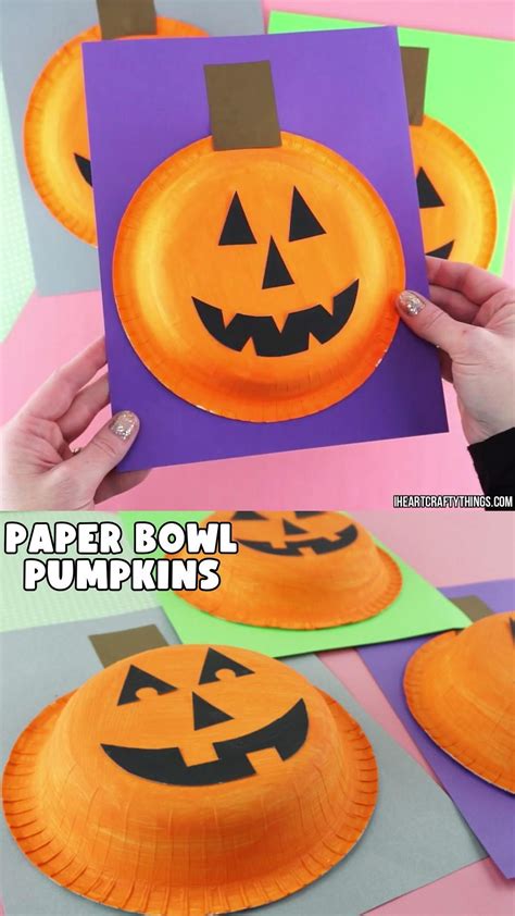 Easy Pumpkin Crafts 的图像结果