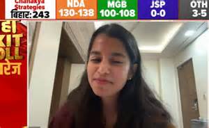 EXIT POLL: मैथिली ठाकुर ने एग्जिट पोल नतीजों पर गाकर दी अपनी ...