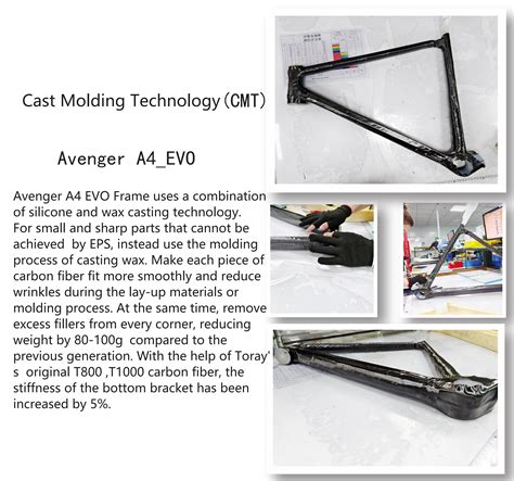 Cast Molding Technology （CMT） – Avenger Carbon Bike