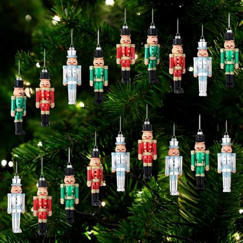 Amazon.com: Bencailor 18 Pcs Christmas Nutcracker Ornaments for ...