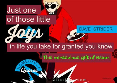 Dave Strider Quotes - Top 10 Best - Homestuck Quotes