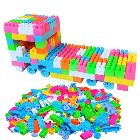 Buy PULSBERY Building Blocks for Kids - 200Pcs Blocks Creative ...