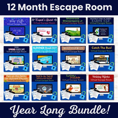 Holiday Escape Rooms Bundle - Virtual Escape Rooms