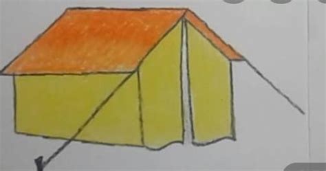 Draw a temporary house - Brainly.in