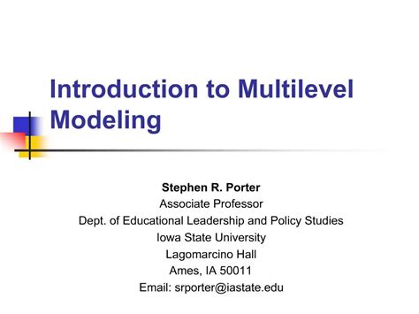 Image result for Multilevel Modeling