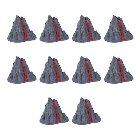 Stobok Kids Toys Childrens Toys Volcano Toy Model 10pcs Erupting ...