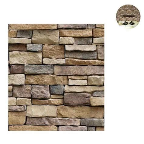 Jaamso royals Brown Brick Design self adhesive wallpaper – JAAMSO ROYALS