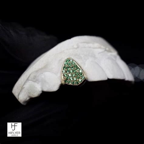 The Gherkin Grillz- With Natural Emeralds