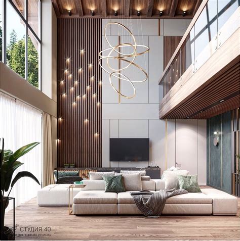 Pin by امل on منشوراتي المحفوظة | High ceiling living room modern, Big ...
