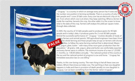 WhatsApp Message Seeking Cow Slaughter Ban In India Citing Uruguay Is ...