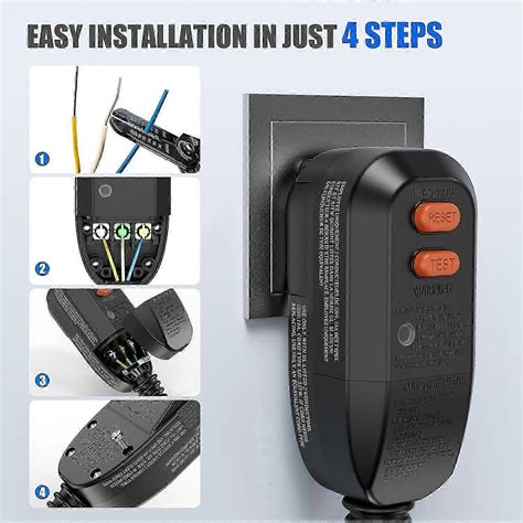 2025 Newest Model Gfci Plug Replacement Automatic Reset 15 Amp 3-pin ...