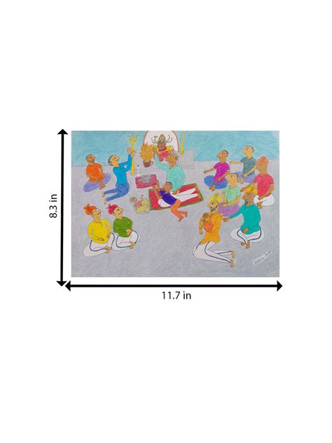 Buy Goddess Durga Painting in Jogi Art