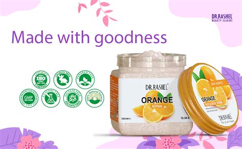 Buy DR.RASHEL Orange Scrub For Face & Body (380 Ml) | All Skin ...