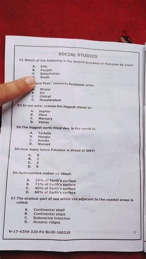 Image result for NTS Test Paper