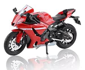 Yamaha Diecast 1:12 Scale Alloy Sport Motorcycle Model, Workable Shock ...