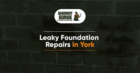 Leaky Foundation Repair in York, PA – Expert Solutions