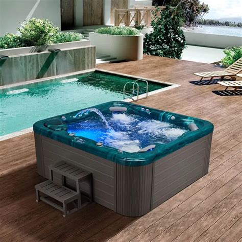 Freestanding Acrylic Whirlpool Massage SPA Indoor Portable Balcony 6 ...