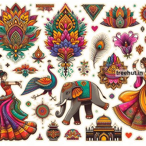 Printable India Stickers and 20 Craft Activities for Kids, Adults ...