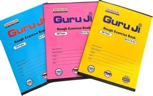Guruji Rough Work Notebook (21 x 29 cm) Exercise NoteBook A4 Notebook ...