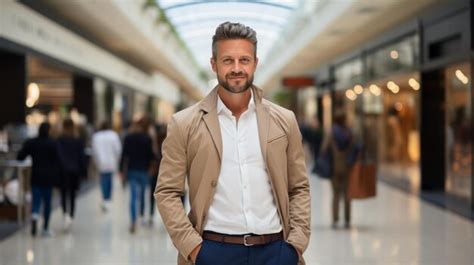 Man in a Business Suit in a Mall Parking Lot 的图像结果