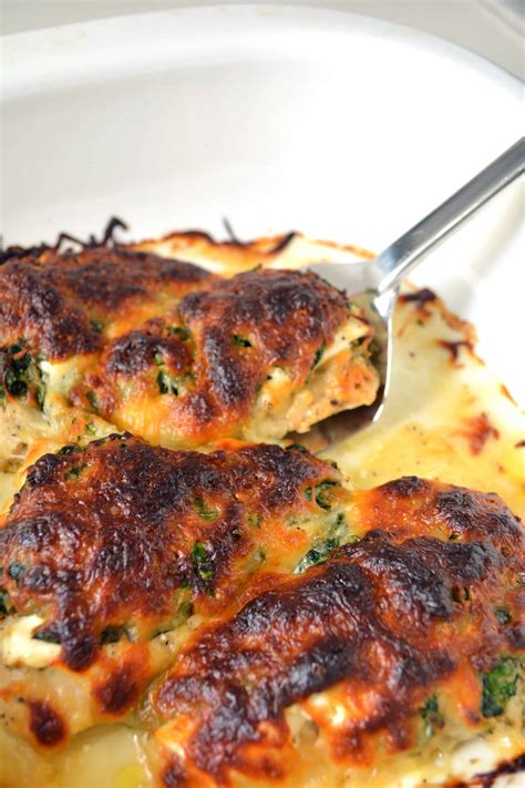 Easy Chicken Casserole with Spinach - Sweet Pea's Kitchen