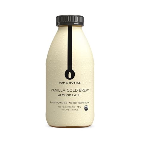 Pop & Bottle | Vanilla Cold Brew Latte - organic, dairy free, whole30