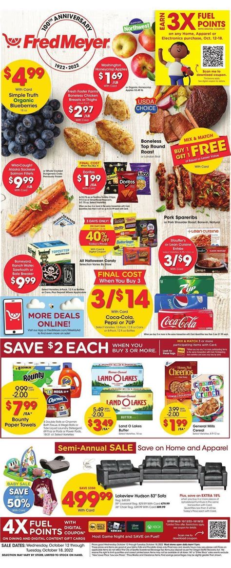 Fred Meyer Weekly Ad & Specials from October 12