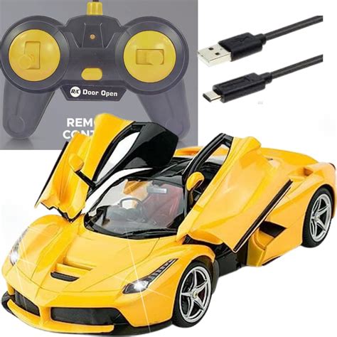 KIDSWAY Plastic Super Sports CAR RC CAR Rechargeable HIGH-Speed and ...