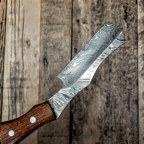 Fixed Blade Straight Razor Knife - Hometown Knives - Touch of Modern