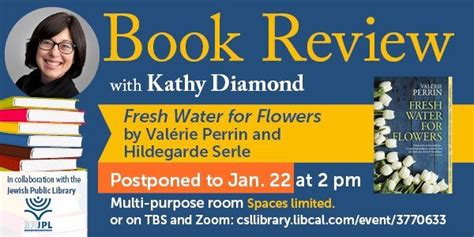 Book Review with Kathy Diamond: Fresh Water for Flowers by ...