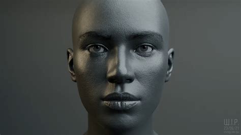 This Amazing Realistic Face rig made in the free 3d software Blender by Chris Jones, title is ...