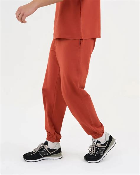 DCYPHR DISCOVERY Men's Lounge Explorer Joggers-Burnt Orange - Sportsstation