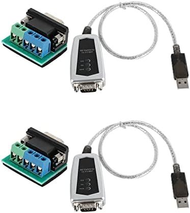 Soaying 2X USB to RS485 RS422 Serial Converter Adapter Cable Chip for 8 ...