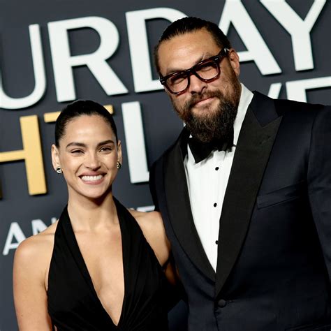 Jason Momoa and Adria Arjona make a dazzling debut on the SNL50 red carpet