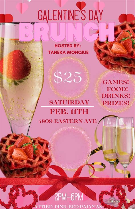 Galentines Pink & Red Affair (Brunch), 4809 Eastern Avenue Southeast ...