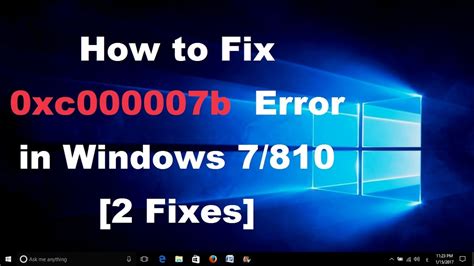 Image result for 0Xc00007b Error Fix Windows 10 64-Bit