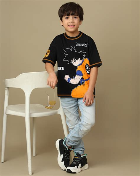 GOKU Printed Oversized Tshirt For Boys – Kidsville