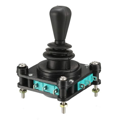 uxcell 4 Directions Momentary Joystick Switch 240V 5A Black Blue ...
