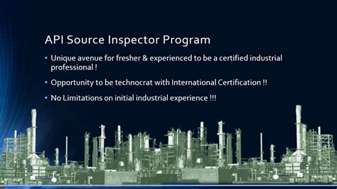 API Source Inspector Fixed Equipment