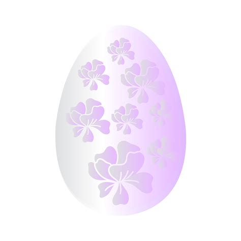 Free Happy Easter Egg artwork, Easter Egg Floral Design. 19634548 PNG ...