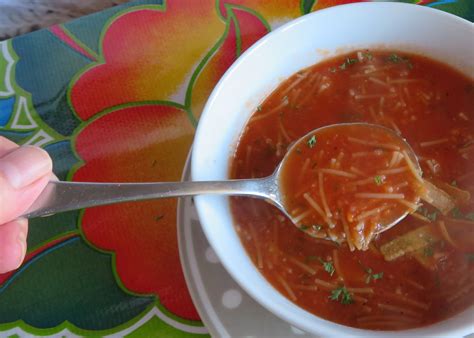 Sopa de Fideos (Mexican Soup) | The English Kitchen