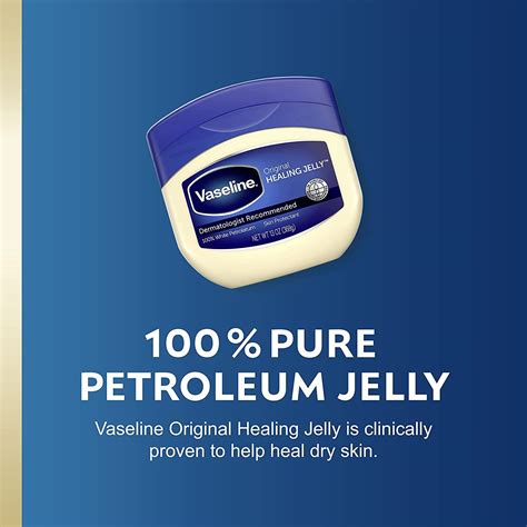 Vaseline Petroleum Jelly 100% White Petrolatum 13 oz & 7.5 oz Pack of 2 ...
