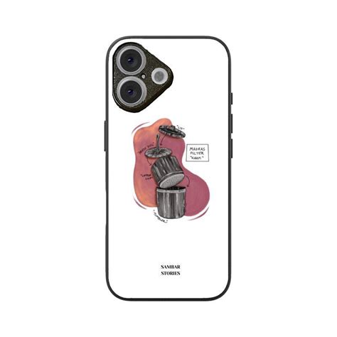 Madras Kaapi iPhone 16 Glass Case – Sambar Stories