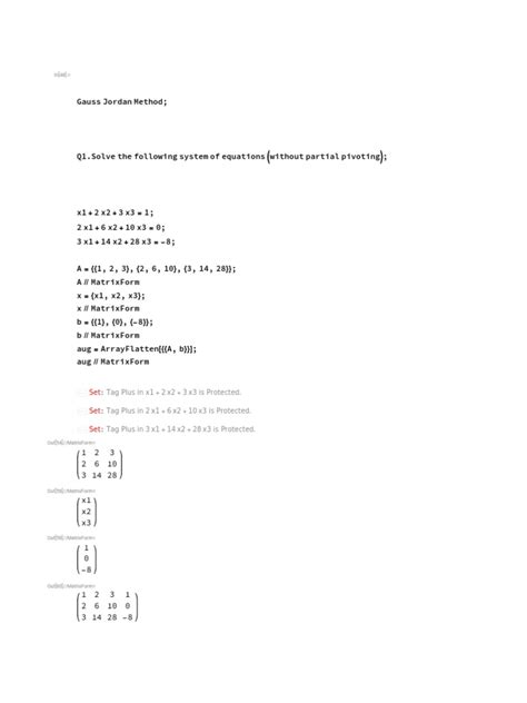 Image result for Gauss Jordan Method Examples