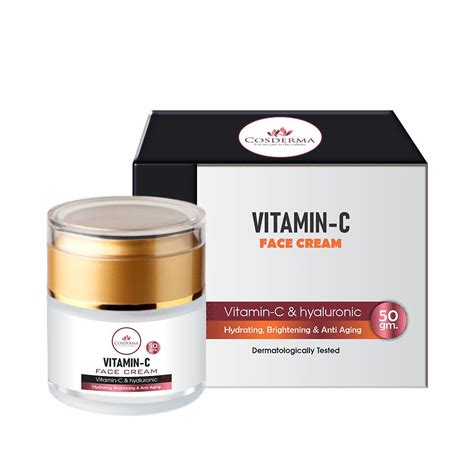 Cosderma Vitamin-C Face Cream – Brightening & Anti-Aging Formula – COSDERMA