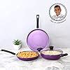 Wonderchef Tivoli Induction Bottom Non-Stick Coated Cookware Set ...