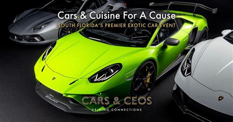 Cars & Cuisine For a Cause, HGreg LUX, Pompano Beach, 22 September